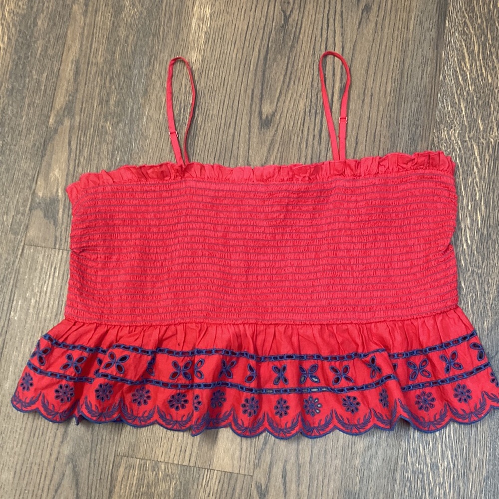 New Arizona Summer Top With Smocking    Size XXL
